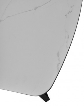 Стол RASMUS 160 TL-45 Белый мрамор, испанская керамика / черный каркас, ®DISAUR в Стрежевом - strezevoi.ok-mebel.com | фото 6