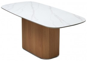 Стол TAMPA 180 цвет БЕЛЫЙ МРАМОР M326, керамика / Каркас OAK, ®DISAUR в Стрежевом - strezevoi.ok-mebel.com | фото 7