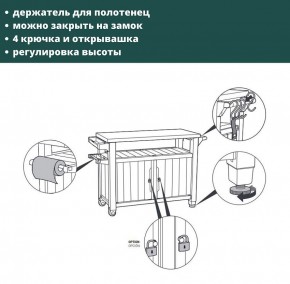 Столик для барбекю 207 Л (Unity XL 207L) в Стрежевом - strezevoi.ok-mebel.com | фото 8