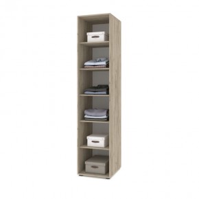 СТОУН С13 Шкаф-пенал (дуб серый/белый) в Стрежевом - strezevoi.ok-mebel.com | фото 3