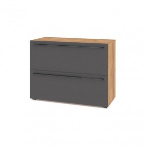 СТОУН С81 Комод (золотой дуб/графит) в Стрежевом - strezevoi.ok-mebel.com | фото