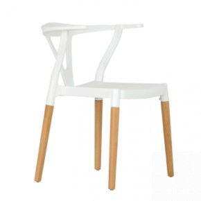 Стул Barneo N-218 Wishbone интерьерный кухонный белый в Стрежевом - strezevoi.ok-mebel.com | фото