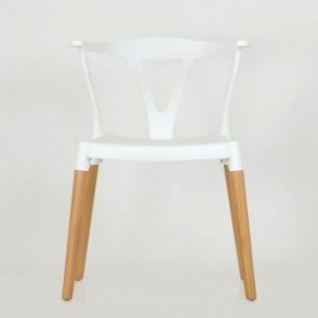Стул Barneo N-218 Wishbone интерьерный кухонный белый в Стрежевом - strezevoi.ok-mebel.com | фото 3