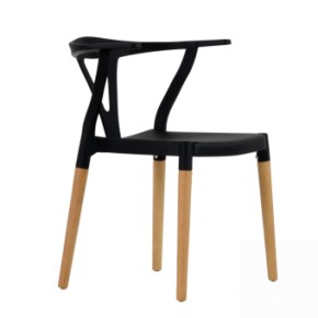 Стул Barneo N-218 Wishbone интерьерный кухонный черный в Стрежевом - strezevoi.ok-mebel.com | фото