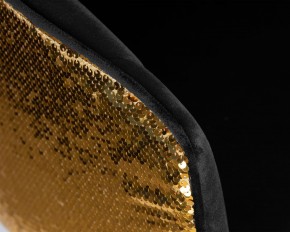 Стул барный DOBRIN DARCY GOLD SHINY, черный велюр с золотыми пайетками в Стрежевом - strezevoi.ok-mebel.com | фото 8