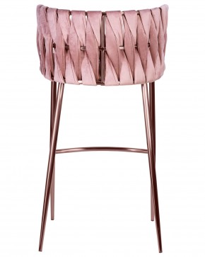 Стул барный DOBRIN EMMA ROSE GOLD, розовый велюр (VF-10) в Стрежевом - strezevoi.ok-mebel.com | фото 5