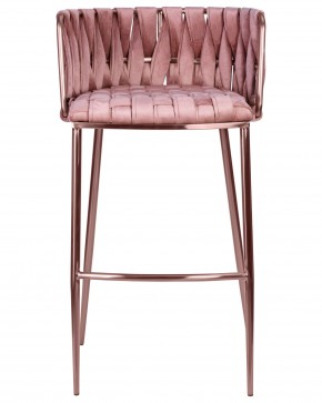 Стул барный DOBRIN EMMA ROSE GOLD, розовый велюр (VF-10) в Стрежевом - strezevoi.ok-mebel.com | фото 6
