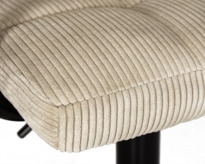 Стул барный DOBRIN KRUGER ARM BLACK, бежевый вельвет (LAR-E2041-04) в Стрежевом - strezevoi.ok-mebel.com | фото 7