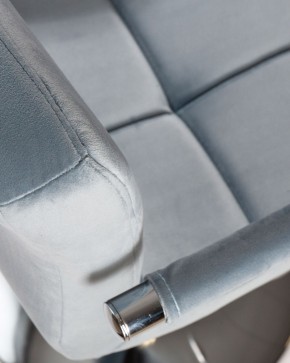 Стул барный DOBRIN KRUGER ARM, пудрово-голубой велюр (MJ9-74) в Стрежевом - strezevoi.ok-mebel.com | фото 7