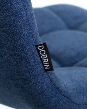 Стул барный DOBRIN NICOLE, черные матовые ножки, синяя ткань (UF860-14B) в Стрежевом - strezevoi.ok-mebel.com | фото 9
