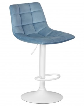 Стул барный DOBRIN TAILOR WHITE, пудрово-голубой велюр (MJ9-74) в Стрежевом - strezevoi.ok-mebel.com | фото 2
