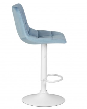Стул барный DOBRIN TAILOR WHITE, пудрово-голубой велюр (MJ9-74) в Стрежевом - strezevoi.ok-mebel.com | фото 3