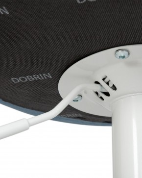 Стул барный DOBRIN TAILOR WHITE, пудрово-голубой велюр (MJ9-74) в Стрежевом - strezevoi.ok-mebel.com | фото 7