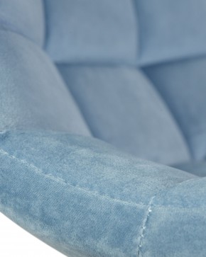 Стул барный DOBRIN TAILOR WHITE, пудрово-голубой велюр (MJ9-74) в Стрежевом - strezevoi.ok-mebel.com | фото 8