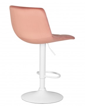Стул барный DOBRIN TAILOR WHITE, пудрово-розовый велюр (MJ9-32) в Стрежевом - strezevoi.ok-mebel.com | фото 4