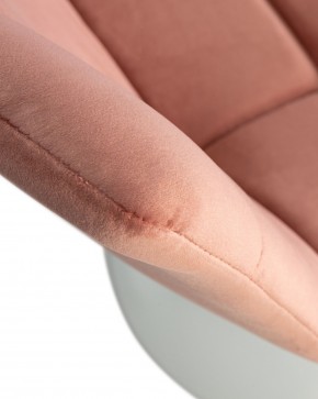 Стул барный DOBRIN TAILOR WHITE, пудрово-розовый велюр (MJ9-32) в Стрежевом - strezevoi.ok-mebel.com | фото 7