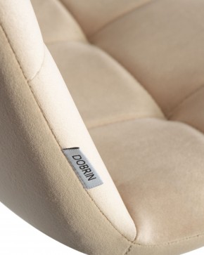 Стул обеденный DOBRIN CHILLY, Бежевый Holland 07, основание черный в Стрежевом - strezevoi.ok-mebel.com | фото 10