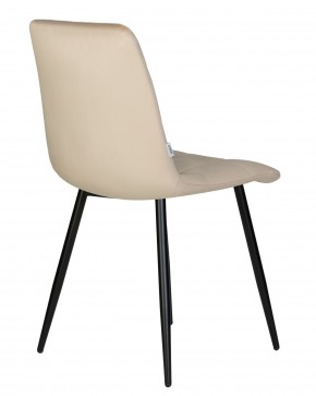 Стул обеденный DOBRIN CHILLY, Бежевый Holland 07, основание черный в Стрежевом - strezevoi.ok-mebel.com | фото 5