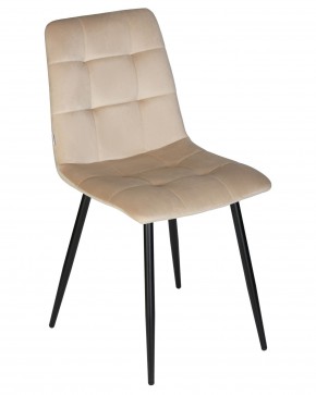 Стул обеденный DOBRIN CHILLY, Бежевый Holland 07, основание черный в Стрежевом - strezevoi.ok-mebel.com | фото 8
