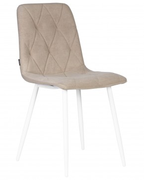 Стул обеденный DOBRIN CHILLY ROMBO, Капучино Simple 05, основание белый в Стрежевом - strezevoi.ok-mebel.com | фото