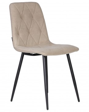 Стул обеденный DOBRIN CHILLY ROMBO, Капучино Simple 05, основание черное в Стрежевом - strezevoi.ok-mebel.com | фото 2