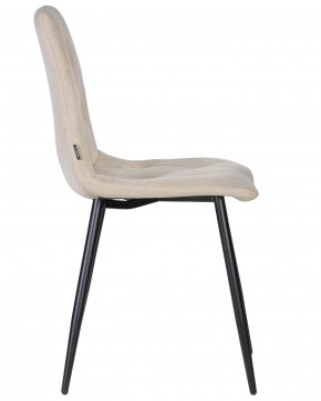 Стул обеденный DOBRIN CHILLY ROMBO, Капучино Simple 05, основание черное в Стрежевом - strezevoi.ok-mebel.com | фото 3