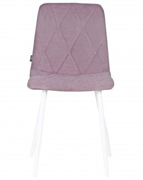 Стул обеденный DOBRIN CHILLY ROMBO, Лавандовый Simple 48, основание белый в Стрежевом - strezevoi.ok-mebel.com | фото 6