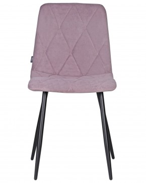 Стул обеденный DOBRIN CHILLY ROMBO, Лавандовый Simple 48, основание черное в Стрежевом - strezevoi.ok-mebel.com | фото 6