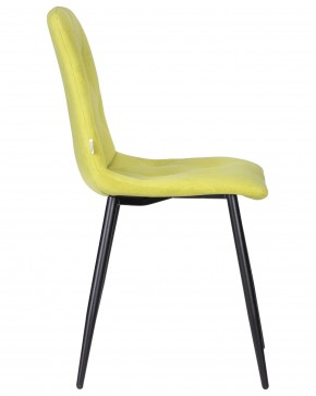 Стул обеденный DOBRIN CHILLY ROMBO, Лайм Simple 14, основание черное в Стрежевом - strezevoi.ok-mebel.com | фото 3