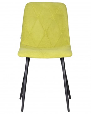 Стул обеденный DOBRIN CHILLY ROMBO, Лайм Simple 14, основание черное в Стрежевом - strezevoi.ok-mebel.com | фото 6