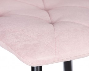 Стул обеденный DOBRIN CHILLY ROMBO, Розовый Simple 03, основание черное в Стрежевом - strezevoi.ok-mebel.com | фото 7