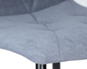Стул обеденный DOBRIN CHILLY ROMBO, Серо-голубой Simple 26, основание черное в Стрежевом - strezevoi.ok-mebel.com | фото 9