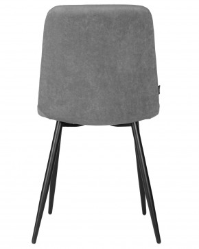 Стул обеденный DOBRIN CHILLY ROMBO, Серый Simple 33, основание черное в Стрежевом - strezevoi.ok-mebel.com | фото 5