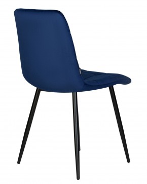 Стул обеденный DOBRIN CHILLY, Темно-синий Holland 60, основание черное в Стрежевом - strezevoi.ok-mebel.com | фото 4