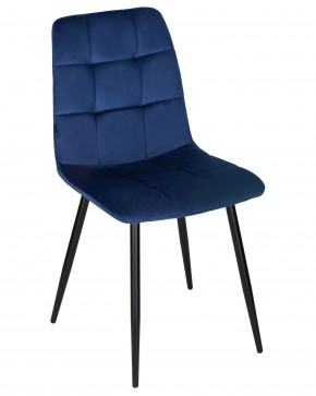 Стул обеденный DOBRIN CHILLY, Темно-синий Holland 60, основание черное в Стрежевом - strezevoi.ok-mebel.com | фото 7