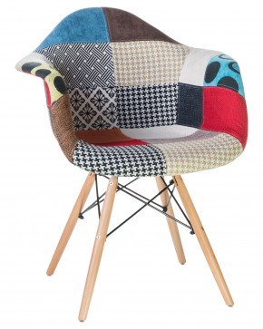Стул обеденный DOBRIN DAW PATCHWORK, цвет сиденья мозаика в Стрежевом - strezevoi.ok-mebel.com | фото