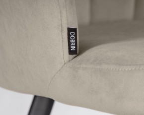 Стул обеденный DOBRIN NAOMI, ЭМАЛЬ ЧЕРНЫЙ МУАР велюр Catania Cocoa в Стрежевом - strezevoi.ok-mebel.com | фото 7