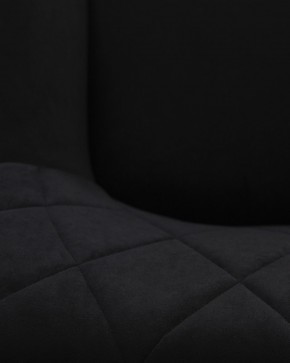 Стул обеденный DOBRIN ROBY, ЭМАЛЬ ЧЕРНЫЙ МУАР велюр Catania Black в Стрежевом - strezevoi.ok-mebel.com | фото 3