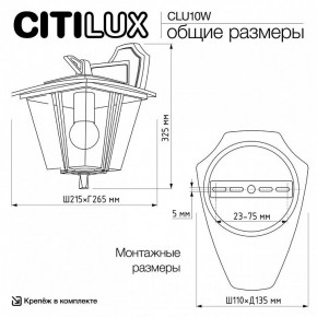 Светильник на штанге Citilux FORTS CLU10W в Стрежевом - strezevoi.ok-mebel.com | фото 9