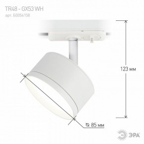 Светильник на штанге Эра  TR48 - GX53 WH в Стрежевом - strezevoi.ok-mebel.com | фото 4