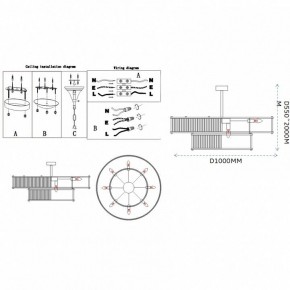Светильник на штанге Imperiumloft RH Marais Round Chandelier 40,2668 в Стрежевом - strezevoi.ok-mebel.com | фото 11