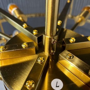 Светильник на штанге Imperiumloft RH Marais Round Chandelier 40,2668 в Стрежевом - strezevoi.ok-mebel.com | фото 5