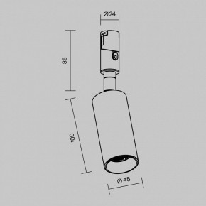 Светильник на штанге Maytoni Focus Led TR201-1-10W3K-M-B в Стрежевом - strezevoi.ok-mebel.com | фото 7