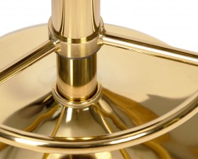 Табурет барный DOBRIN BRUNO GOLD, зеленый велюр (MJ9-88) в Стрежевом - strezevoi.ok-mebel.com | фото 5