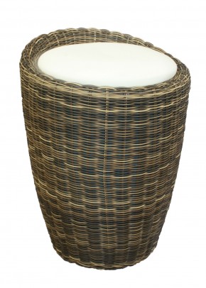 Табурет с местом для хранения LM-1100Rattan, кремовый в Стрежевом - strezevoi.ok-mebel.com | фото