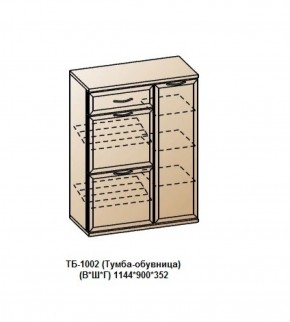 ТБ-1002 (Тумба-обувница) в Стрежевом - strezevoi.ok-mebel.com | фото