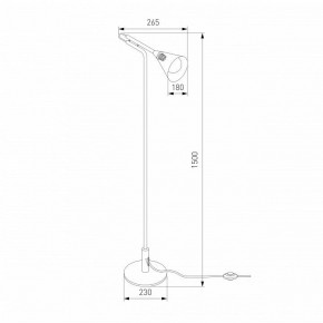 Торшер Eurosvet Enigma 01187/1 черный в Стрежевом - strezevoi.ok-mebel.com | фото 4