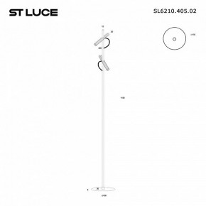 Торшер ST-Luce LILT SL6210.405.02 в Стрежевом - strezevoi.ok-mebel.com | фото 2