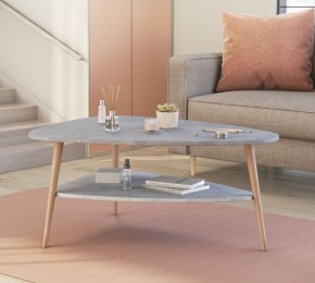 ТРИО Стол журнальный (бетон) в Стрежевом - strezevoi.ok-mebel.com | фото