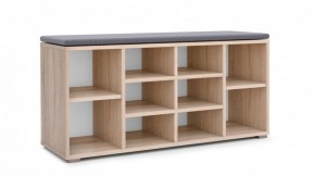 Тумба для обуви Аризона Дуб сонома (Грей) в Стрежевом - strezevoi.ok-mebel.com | фото 1